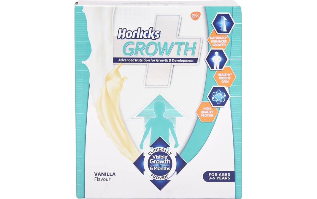 Horlicks Growth Vanilla Flavour   Box  200 grams